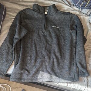 Columbia Charcoal Quarter-Zip Fleece